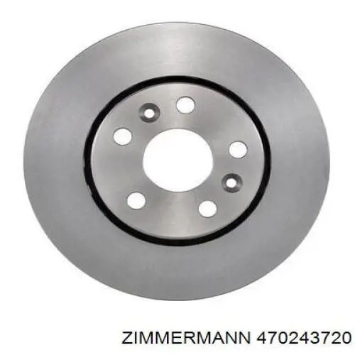 Передние тормозные диски 470243720 Zimmermann