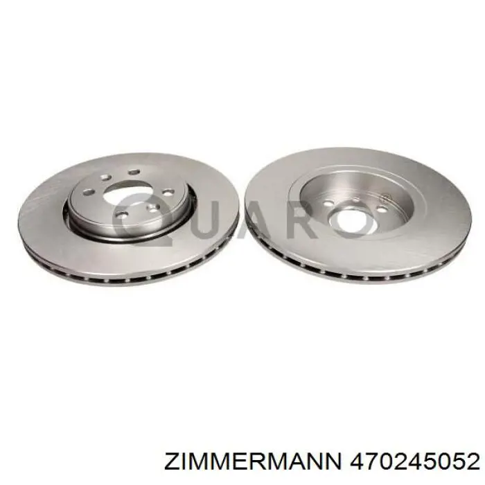 Передние тормозные диски 470245052 Zimmermann