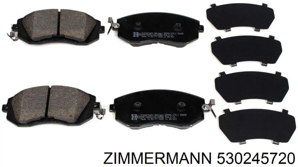Передний тормозной диск Zimmermann 530245720