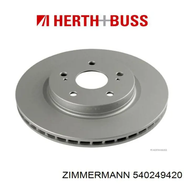 Передний тормозной диск Zimmermann 540249420