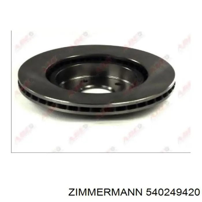 Тормоз дисковый передний Zimmermann 540249420 цена, от 56.71 USD