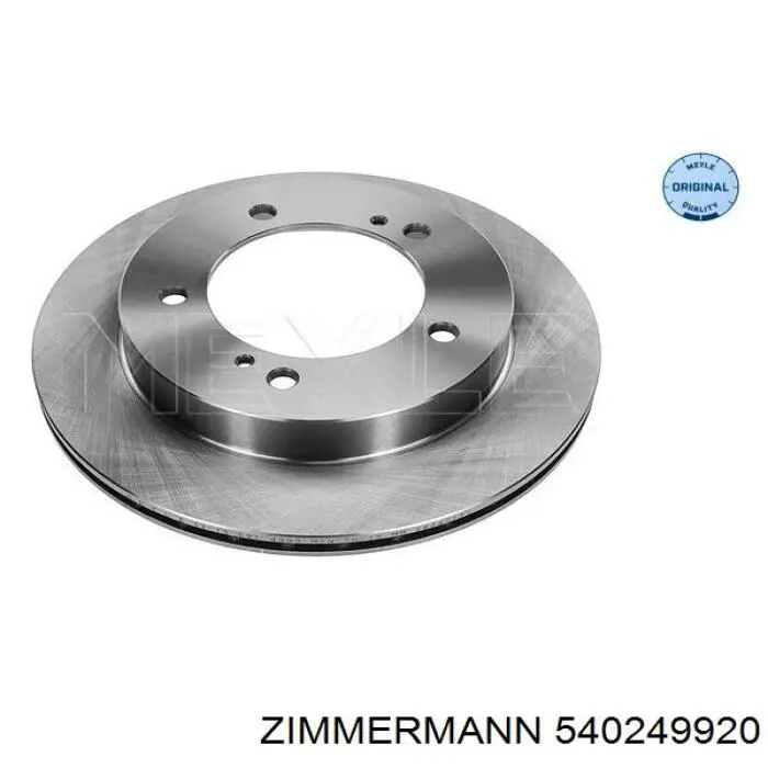 Тормоз дисковый передний Zimmermann 540249920 цена, от 35.72 USD