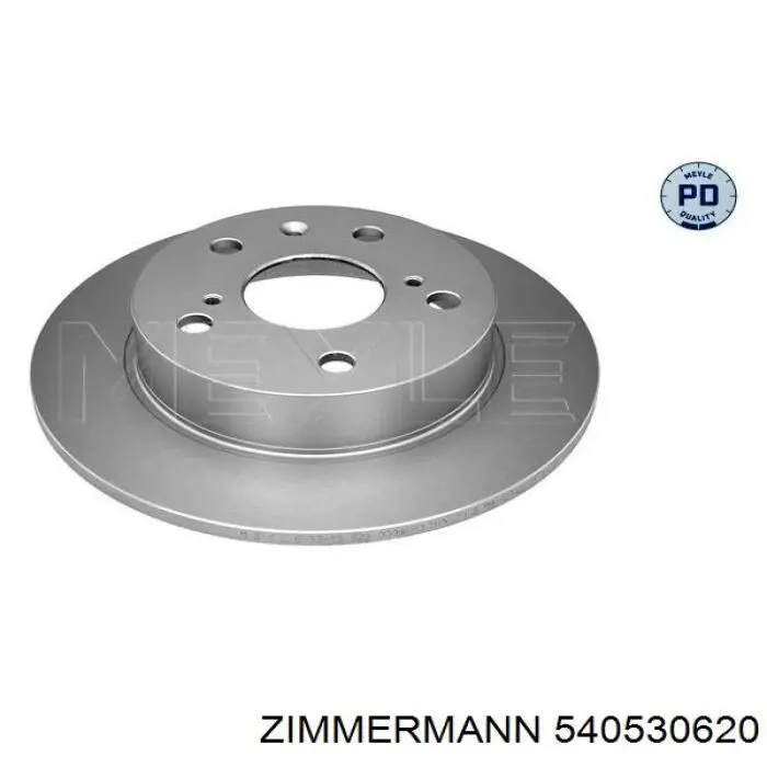 Купить 540530620 Zimmermann Диск тормозной задний
