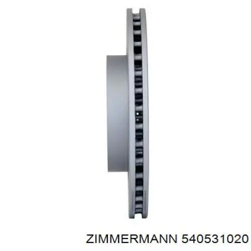 Тормоз дисковый передний Zimmermann 540531020 цена, от 55.27 USD