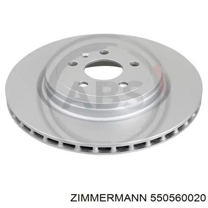 Задний тормозной диск Zimmermann 550560020 цена, от 102.82 USD