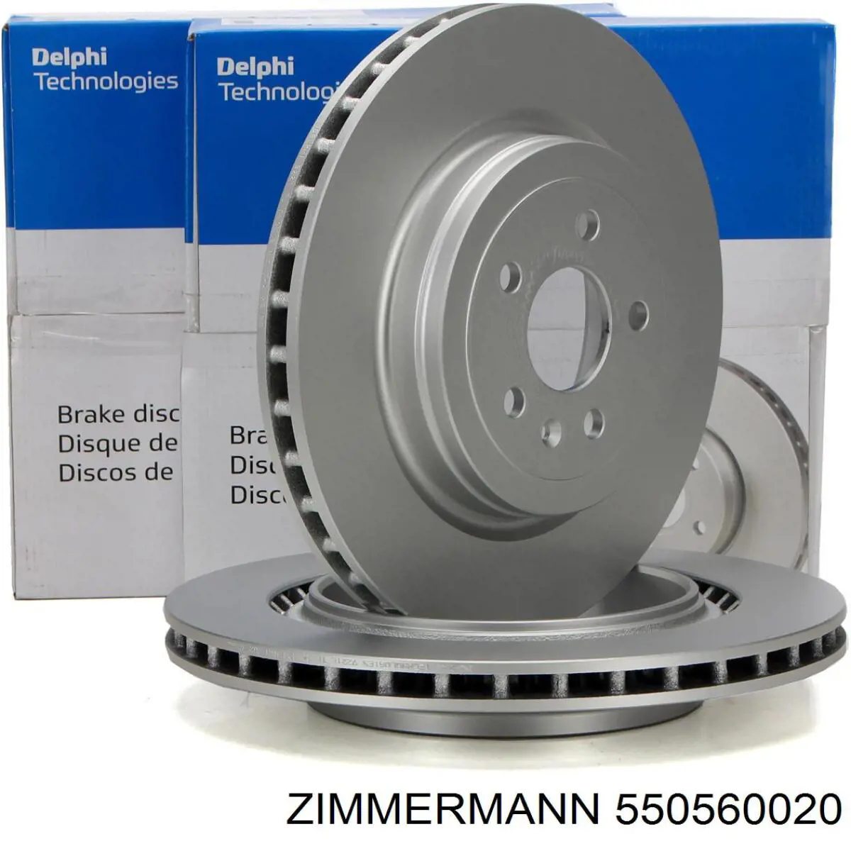 Тормозные диски 550560020 Zimmermann