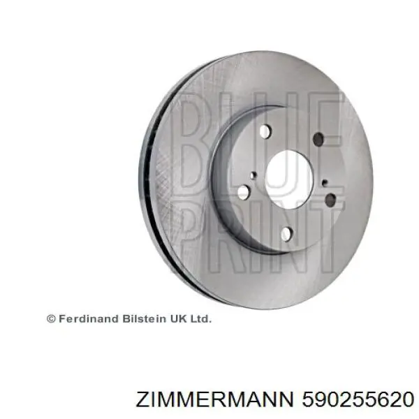 Передний тормозной диск Zimmermann 590255620