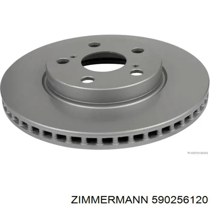 Передние тормозные диски 590256120 Zimmermann