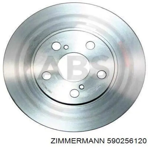 Тормоз дисковый передний Zimmermann 590256120 цена, от 40.34 USD