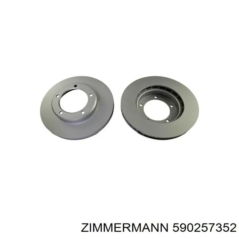 590257352 Zimmermann Диск тормозной передний