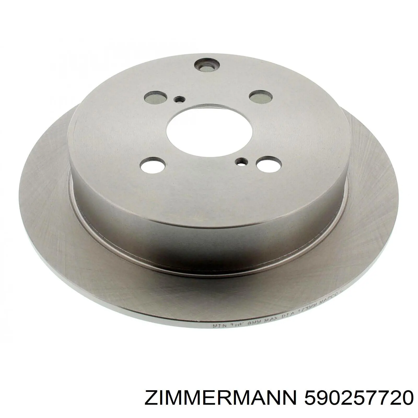 Купить 590257720 Zimmermann Диск тормозной задний
