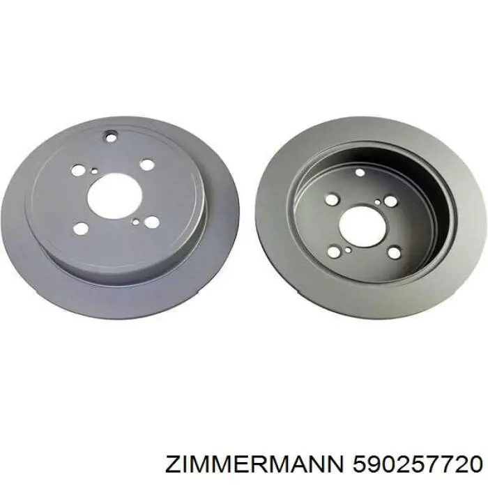 Задний тормозной диск Zimmermann 590257720 цена, от 29.83 USD