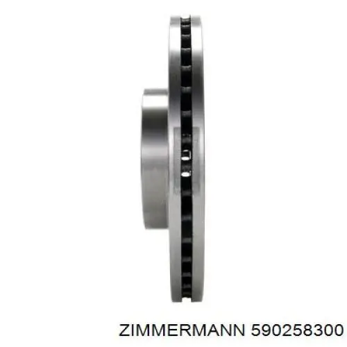 590258300 Zimmermann диск тормозной передний