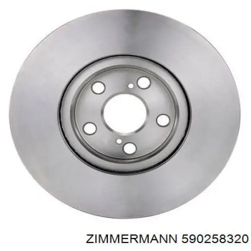 590258320 Zimmermann Диск тормозной передний
