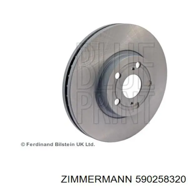 Тормоз дисковый передний Zimmermann 590258320 цена, от 54.44 USD