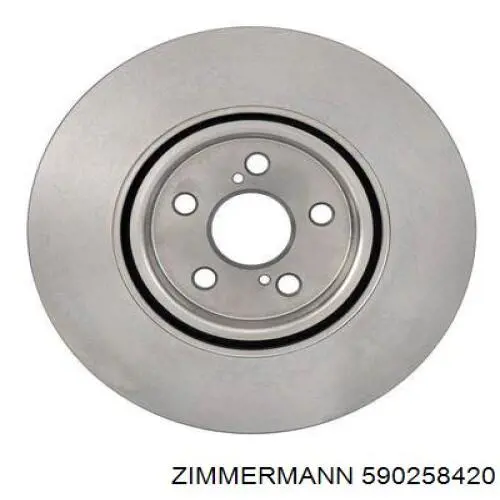 590258420 Zimmermann Диск тормозной передний