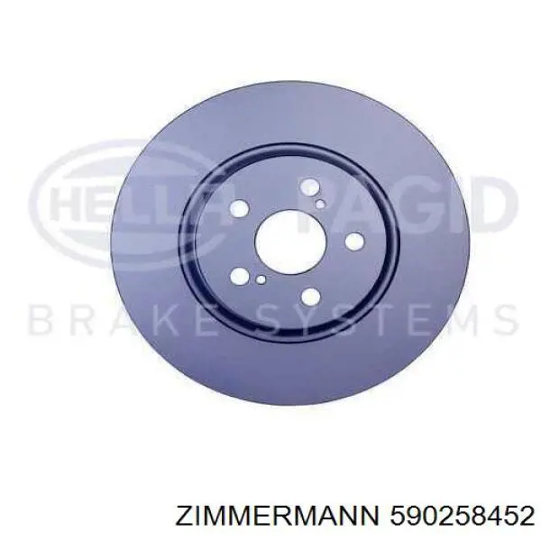 Купить 590258452 Zimmermann Ротор тормозной