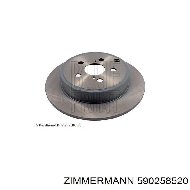 Задний дисковый тормоз Zimmermann 590258520