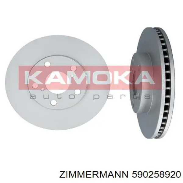 Передний тормозной диск Zimmermann 590258920