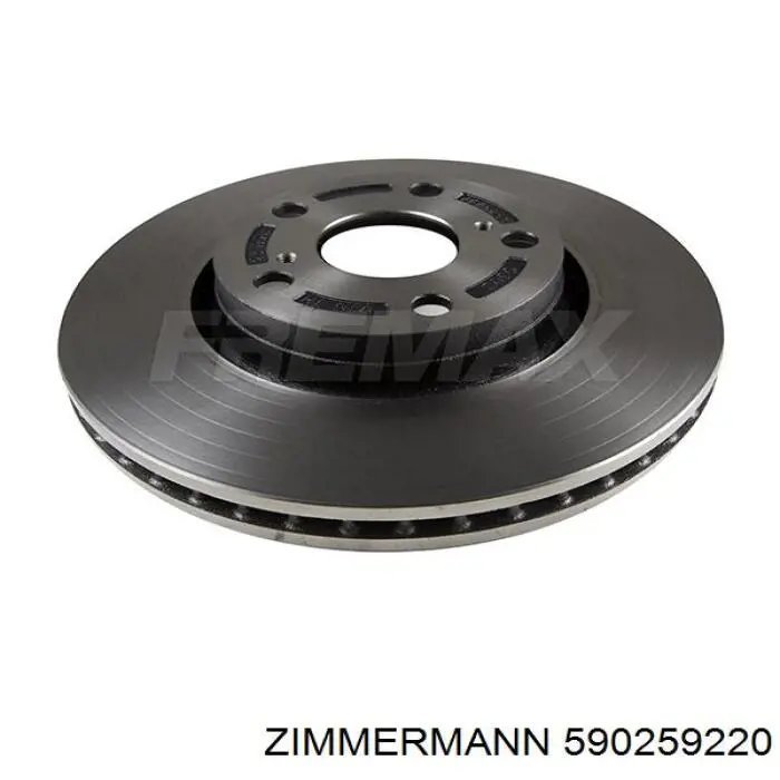 Тормоз дисковый передний Zimmermann 590259220 цена, от 51.52 USD