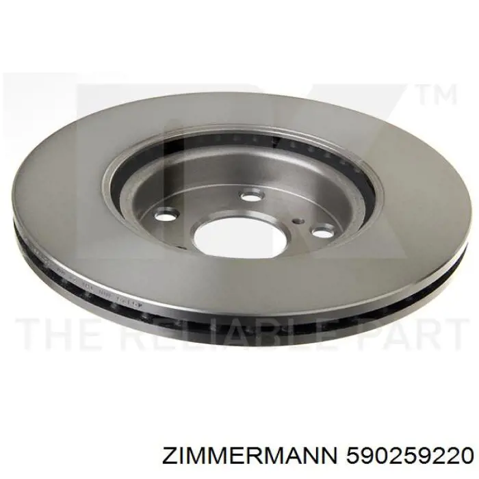 Купить 590259220 Zimmermann Ротор тормозной