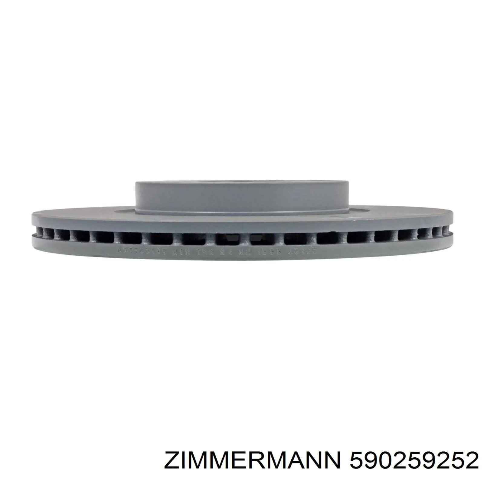 Передний тормозной диск Zimmermann 590259252
