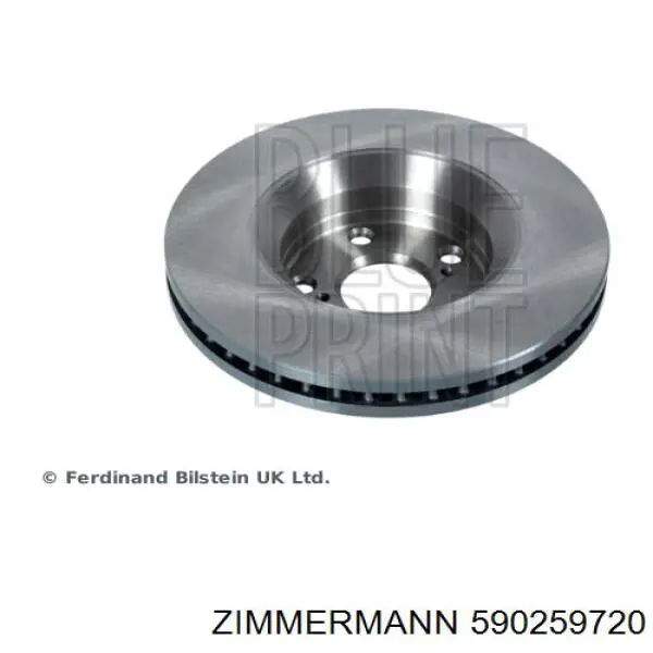 590259720 Zimmermann Диск тормозной передний