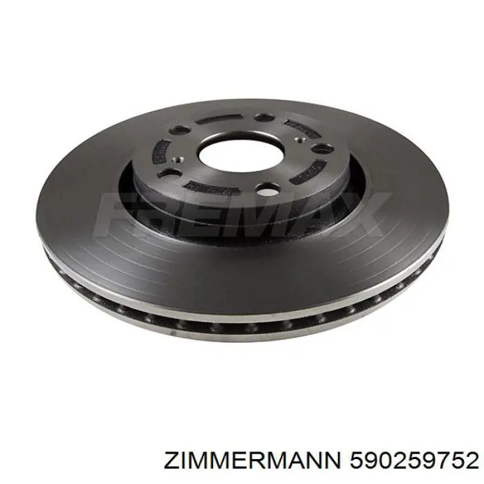 590259752 Zimmermann Диск тормозной передний
