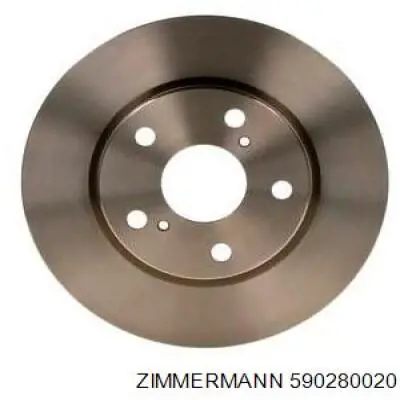 Передние тормозные диски 590280020 Zimmermann