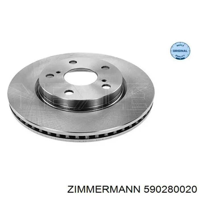 Тормоз дисковый передний Zimmermann 590280020 цена, от 64.40 USD