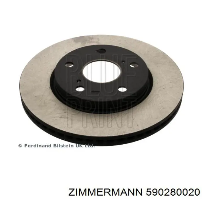 Тормоз дисковый передний Zimmermann 590280020 цена, от 64.40 USD