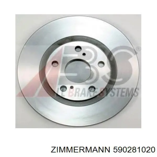 Тормоз дисковый передний Zimmermann 590281020 цена, от 47.40 USD