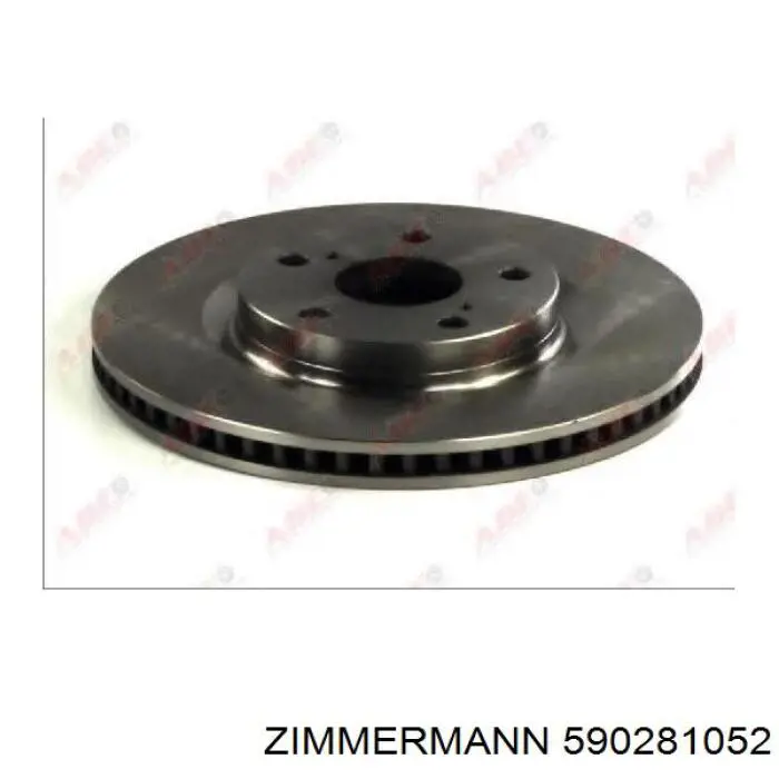 Передний тормозной диск Zimmermann 590281052