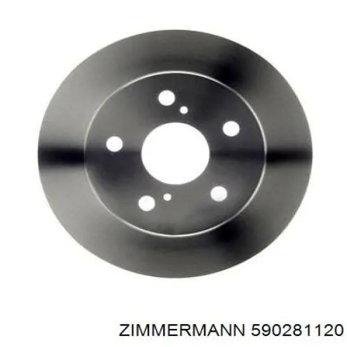 Тормозные диски 590281120 Zimmermann