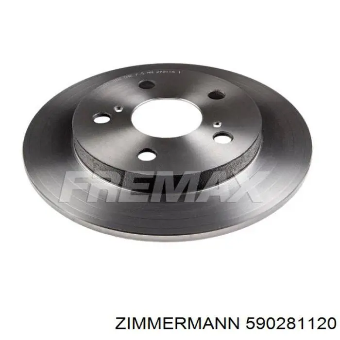 590281120 Zimmermann Дисковый тормоз