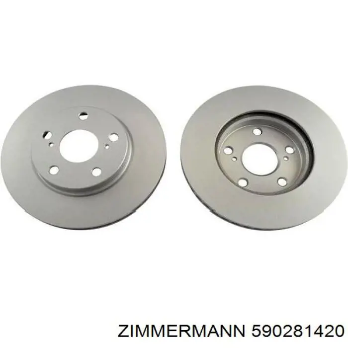 Тормоз дисковый передний Zimmermann 590281420 цена, от 47.04 USD