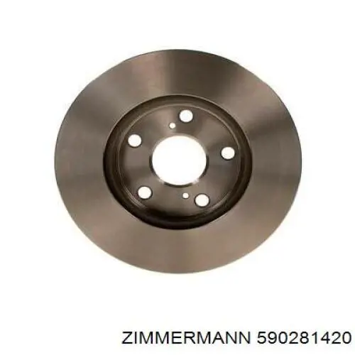 Купить 590281420 Zimmermann Ротор тормозной