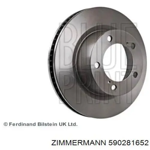 Передний тормозной диск Zimmermann 590281652