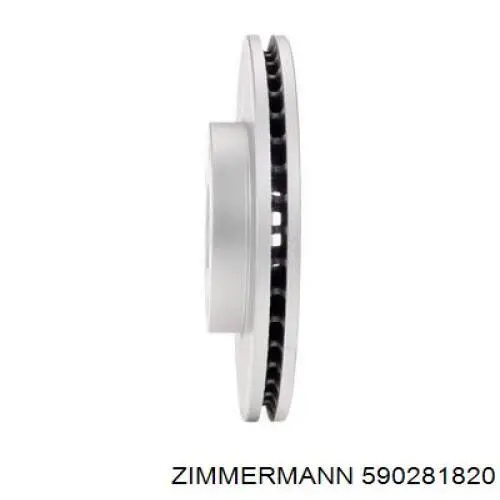 Купить 590281820 Zimmermann Ротор тормозной