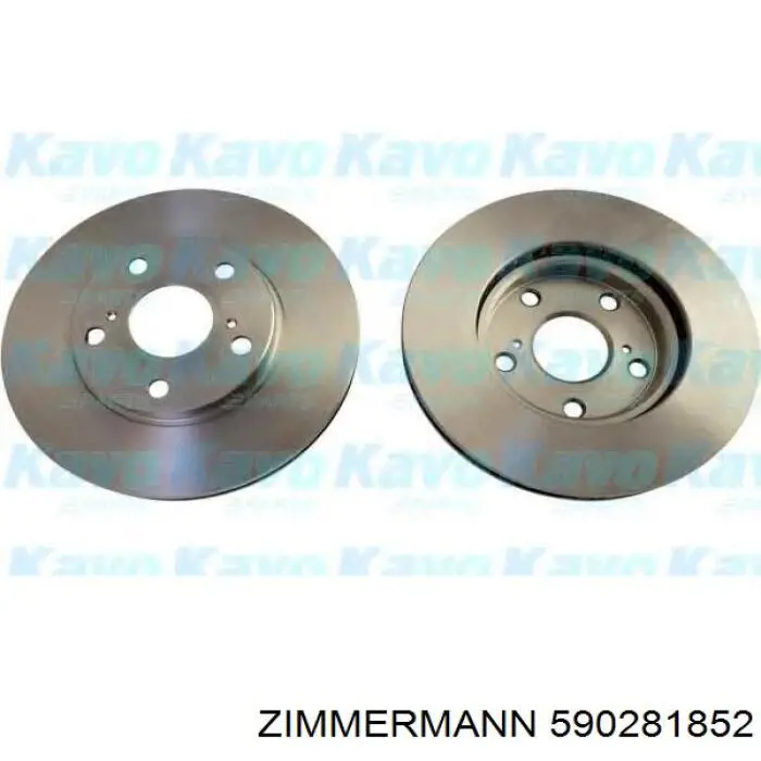 Передний тормозной диск Zimmermann 590281852