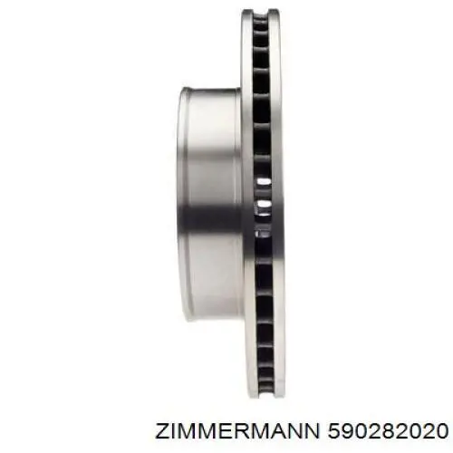 Передние тормозные диски 590282020 Zimmermann