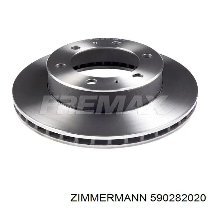 Купить 590282020 Zimmermann Ротор тормозной
