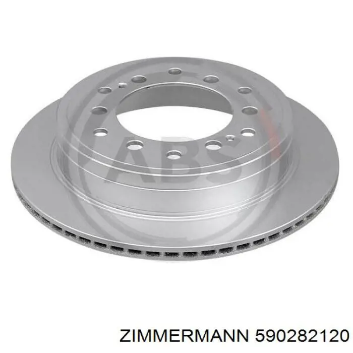 Задний тормозной диск Zimmermann 590282120 цена, от 65.12 USD