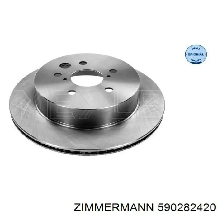 Задний тормозной диск Zimmermann 590282420 цена, от 72.74 USD