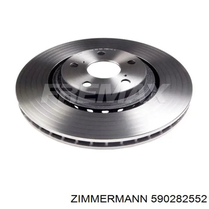 590282552 Zimmermann Диск тормозной передний