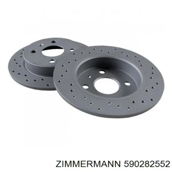 Тормоз дисковый передний Zimmermann 590282552 цена, от 108.98 USD