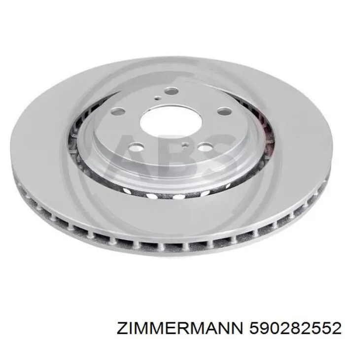 Купить 590282552 Zimmermann Ротор тормозной