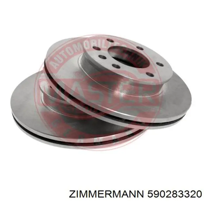 Тормоз дисковый передний Zimmermann 590283320 цена, от 76.42 USD