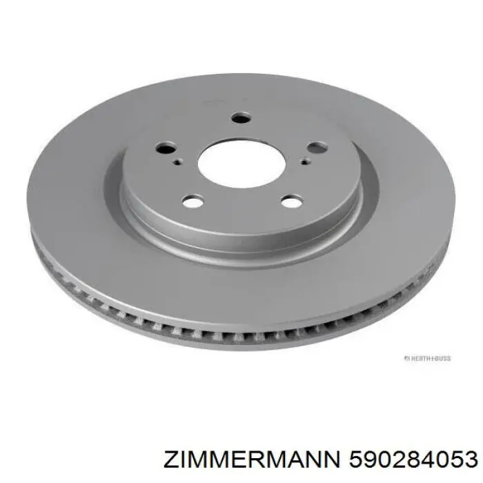 Передние тормозные диски 590284053 Zimmermann