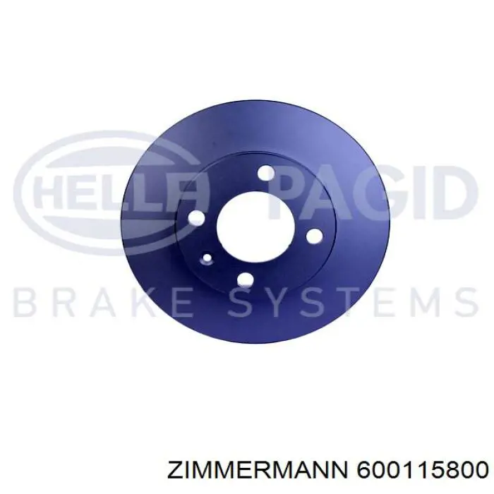 Передний тормозной диск Zimmermann 600115800